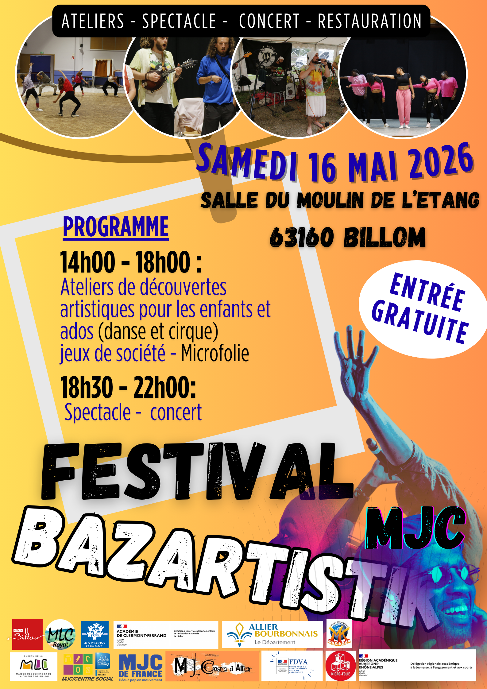 Festival Bazartistik 2026 Billom MJC