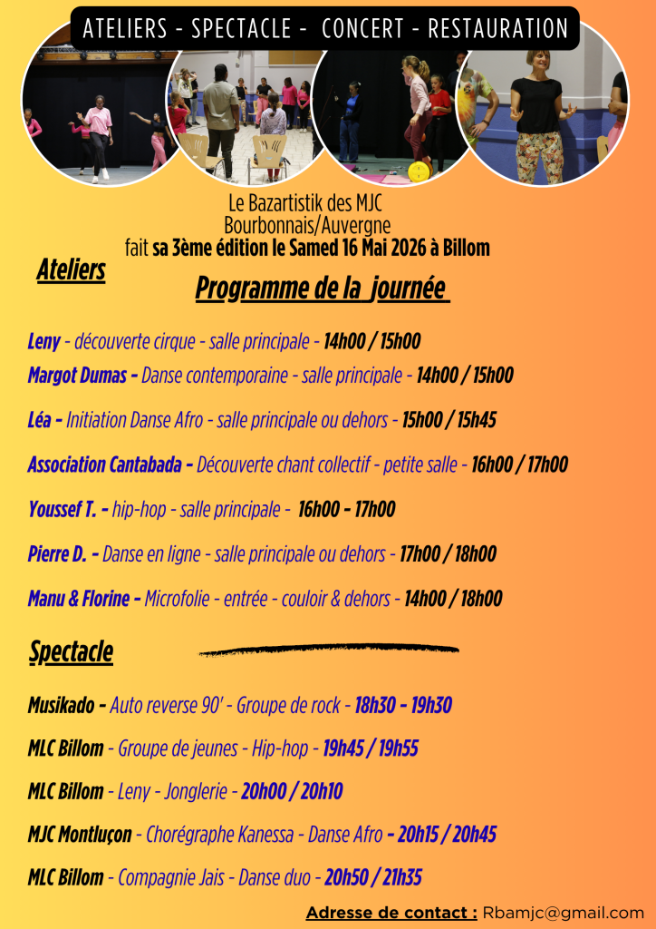 Atelier Bazartistik 2026